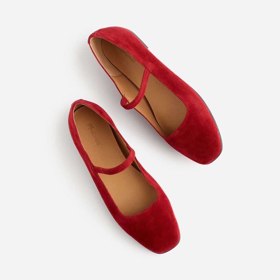 rojo madewell la greta womens ballet plana
