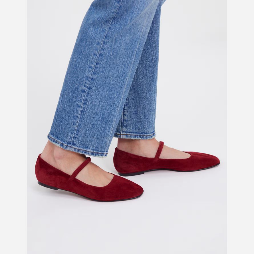 rojo madewell la greta womens ballet plana
