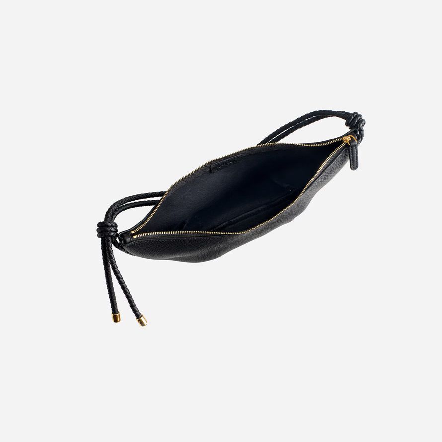 womens madewell el bolo bolsa de hombro negro