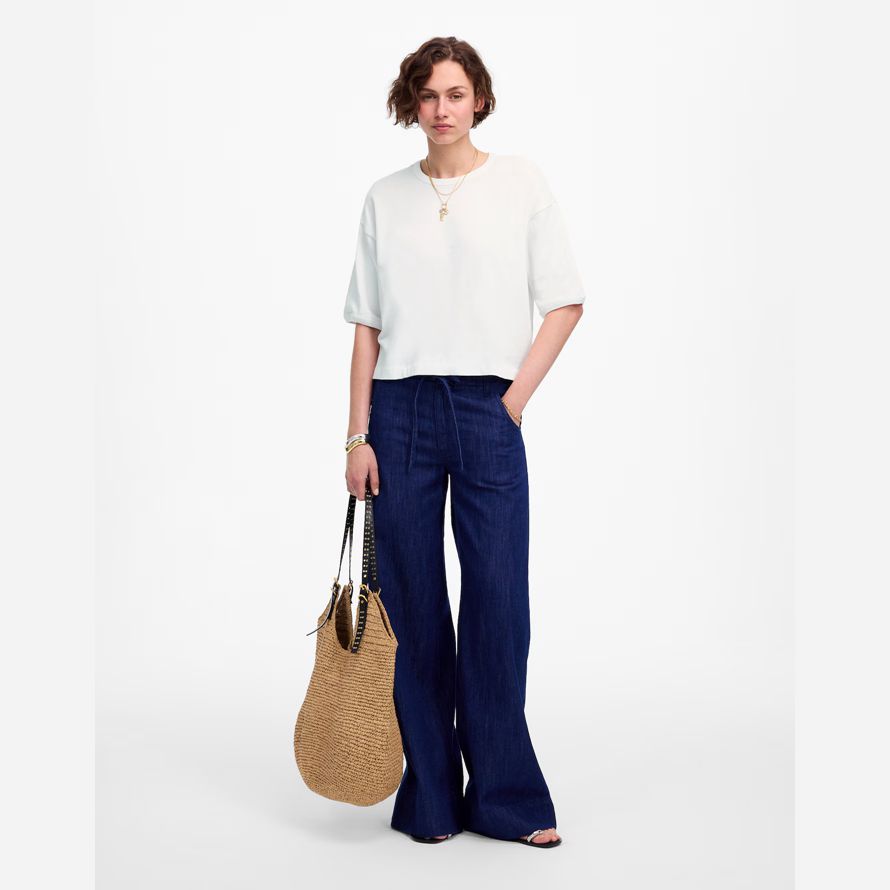 white womens madewell relajado cuadrado de t-shirts