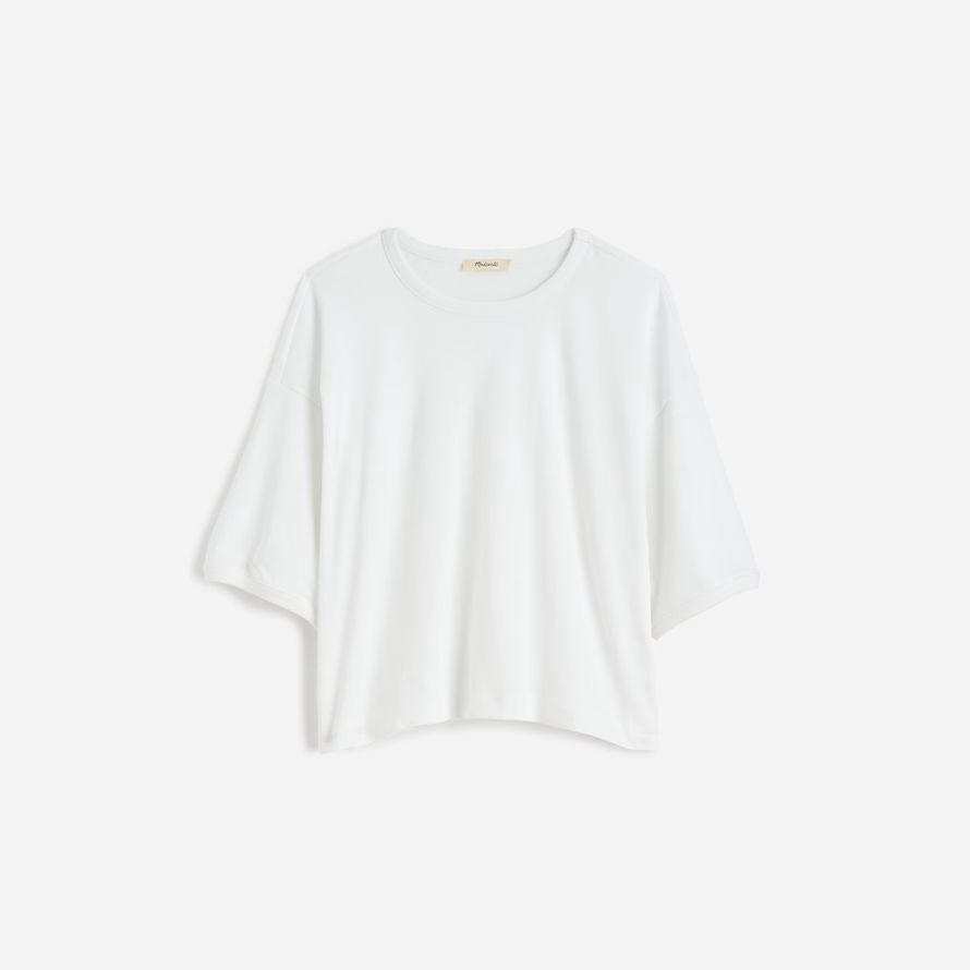 white womens madewell relajado cuadrado de t-shirts